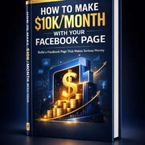 HOW TO MAKE $10KMONTH WITH YOUR FACEBOOK PAGE